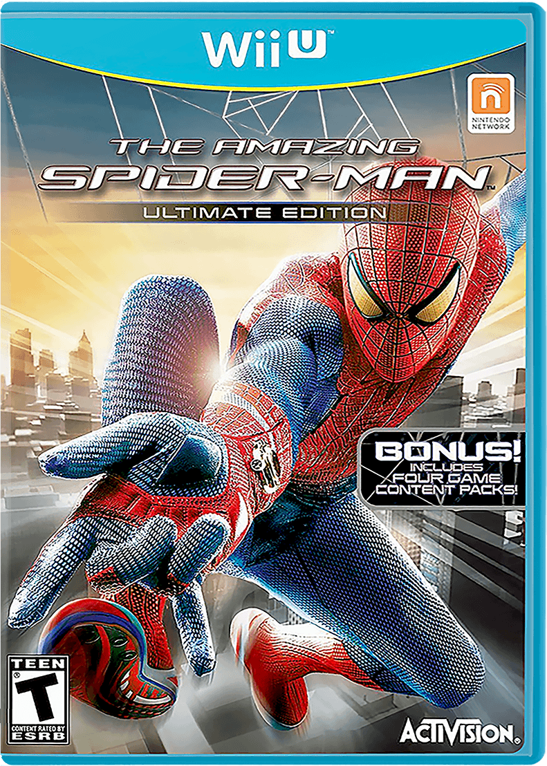 Amazing Spiderman: Ultimate Edition box art for Wii U